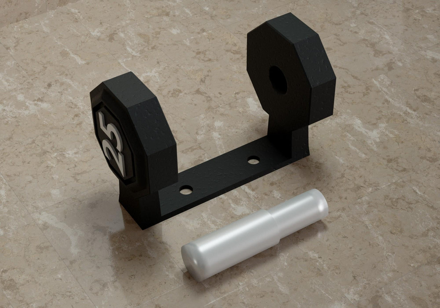 Dumbbell Toilet Paper Holder β Gym-Inspired Bathroom Decor for Fitness